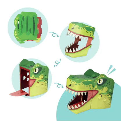 3D Paper Mask - T-Rex Mask