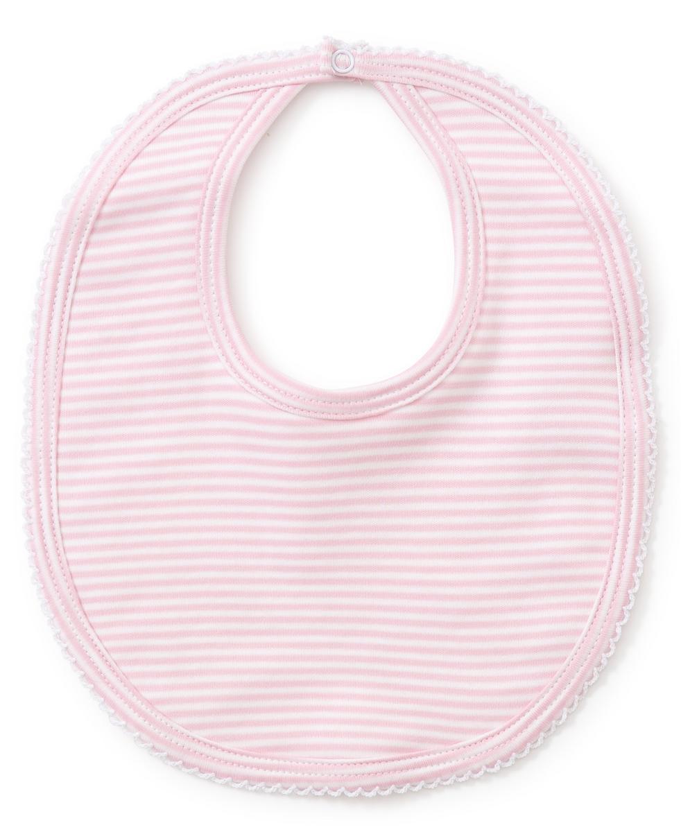 Kissy Kissy Stripes Bib - Pink Stripes