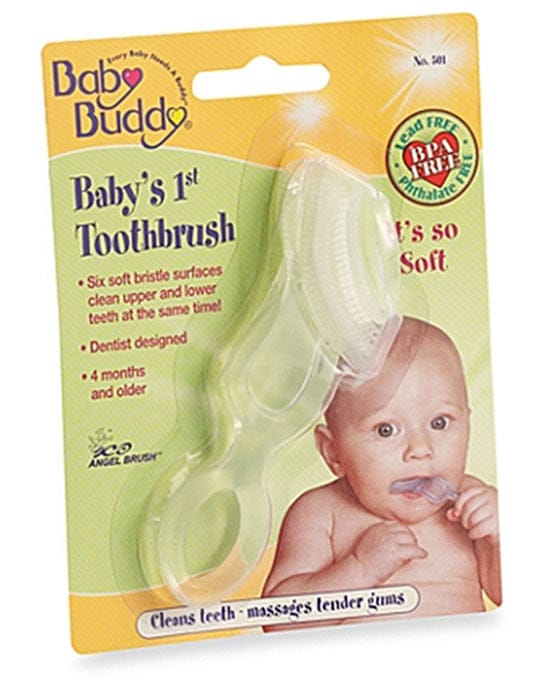Baby Buddy Baby's 1st Toothbrush, Clear - 00501C