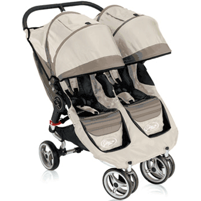Baby Jogger 2011 City Mini Double in Stone/Black - 81175