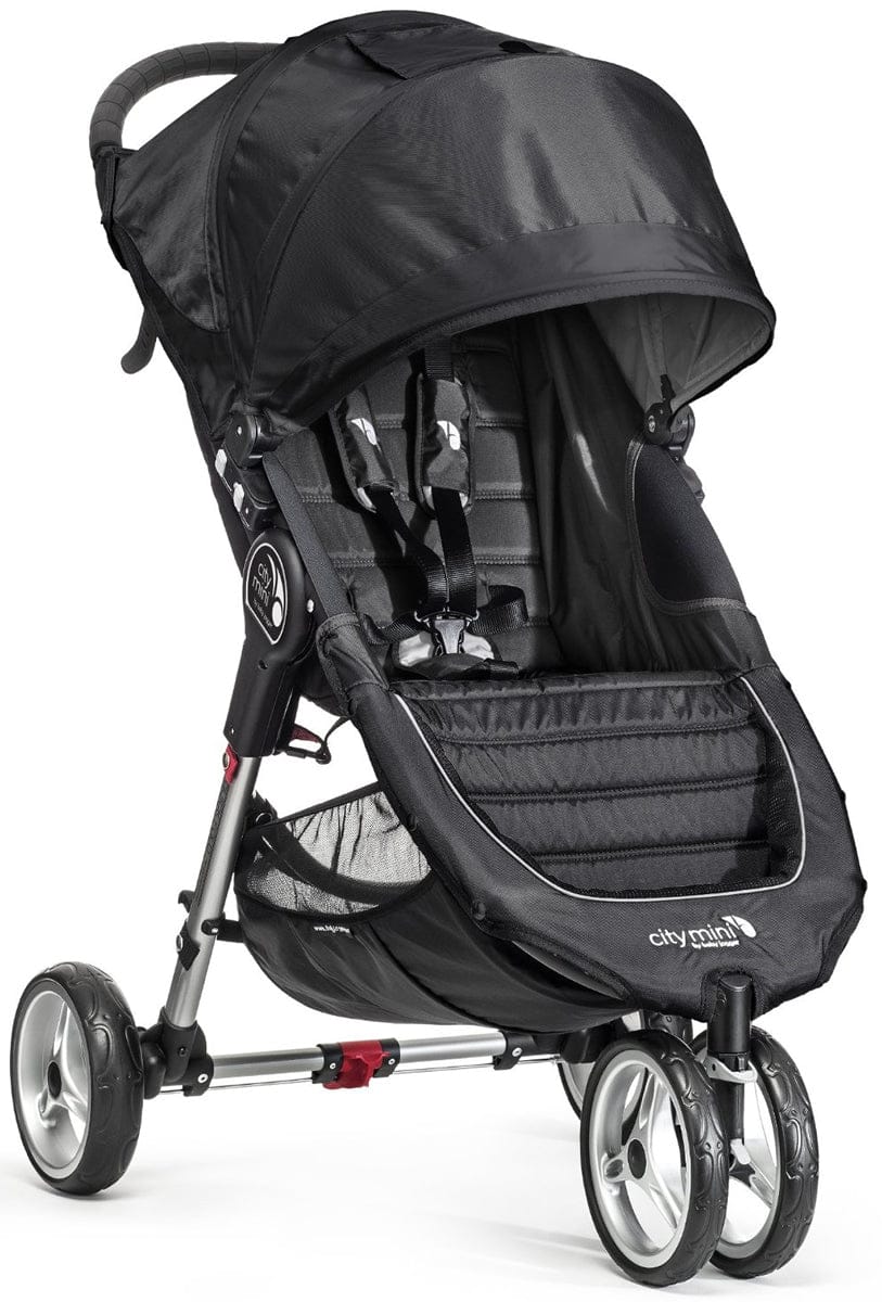 Baby Jogger 2015 City Mini 3W Single Compact Stroller - Black/Gray