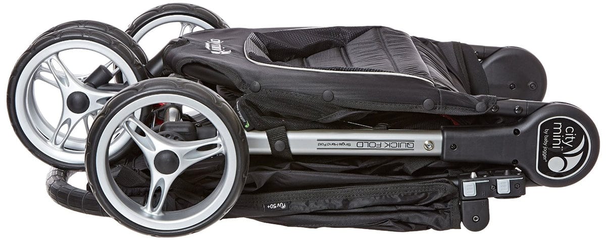 Baby Jogger 2015 City Mini 3W Single Compact Stroller - Black/Gray