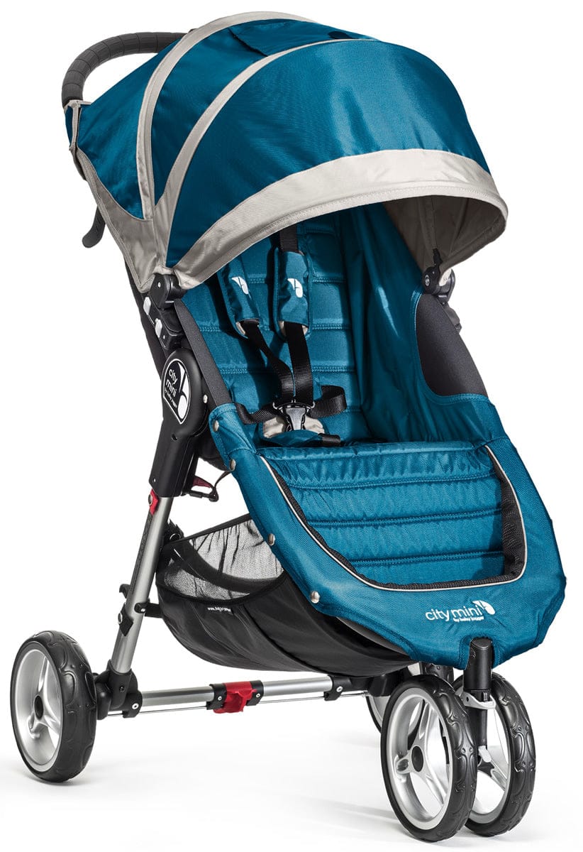 Baby Jogger 2015 City Mini 3W Single Compact Stroller - Teal/Gray