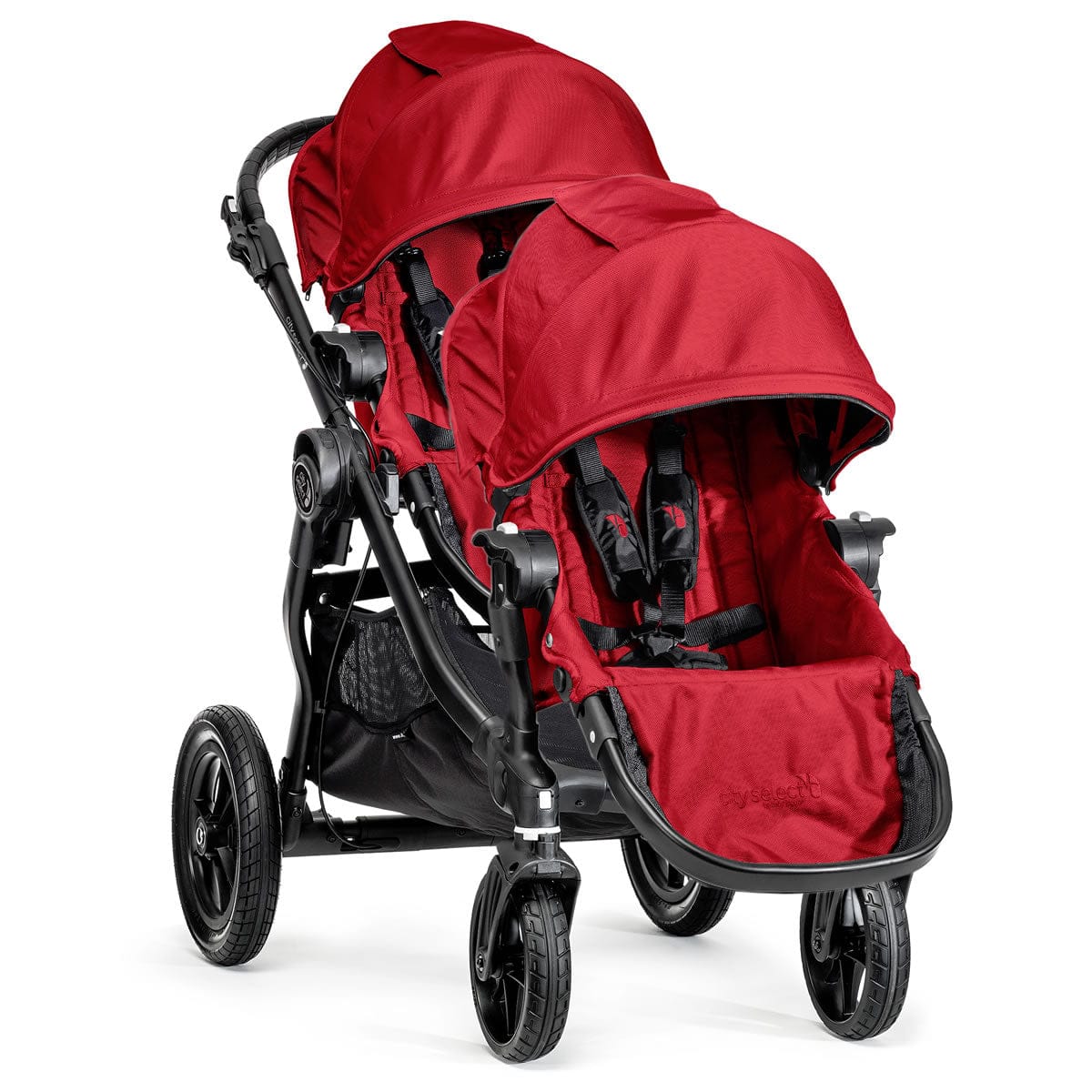 Baby Jogger City Select Double Stroller - Red