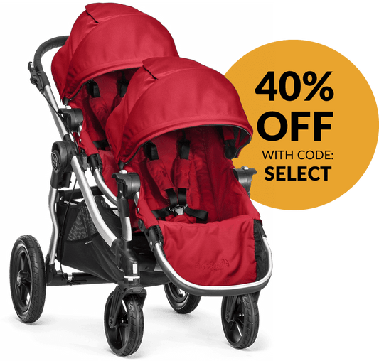 Baby Jogger 2015 City Select Double Stroller - Ruby