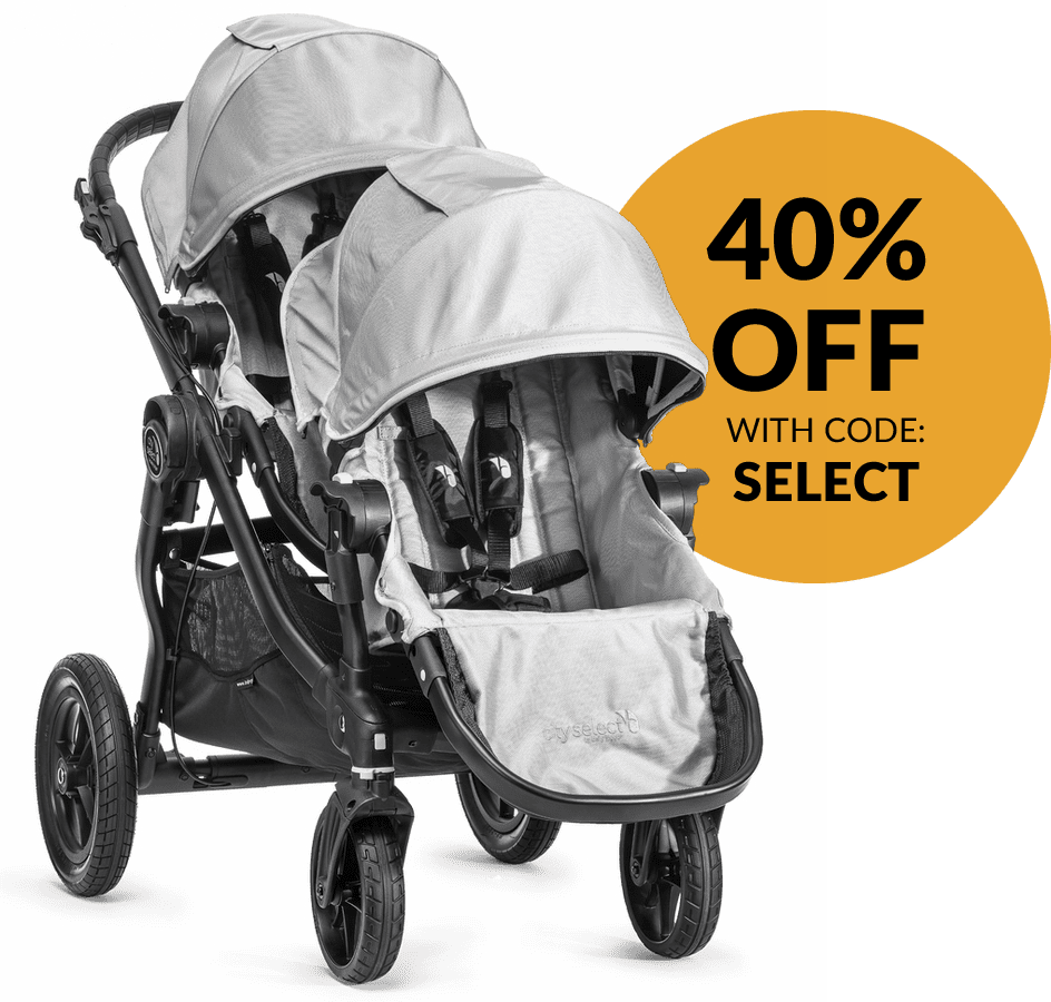 Baby Jogger 2015 City Select Double Stroller - Silver - bj23412-bj03412