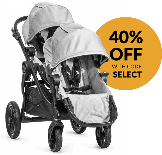 Baby Jogger 2015 City Select Double Stroller - Silver - bj23412-bj03412