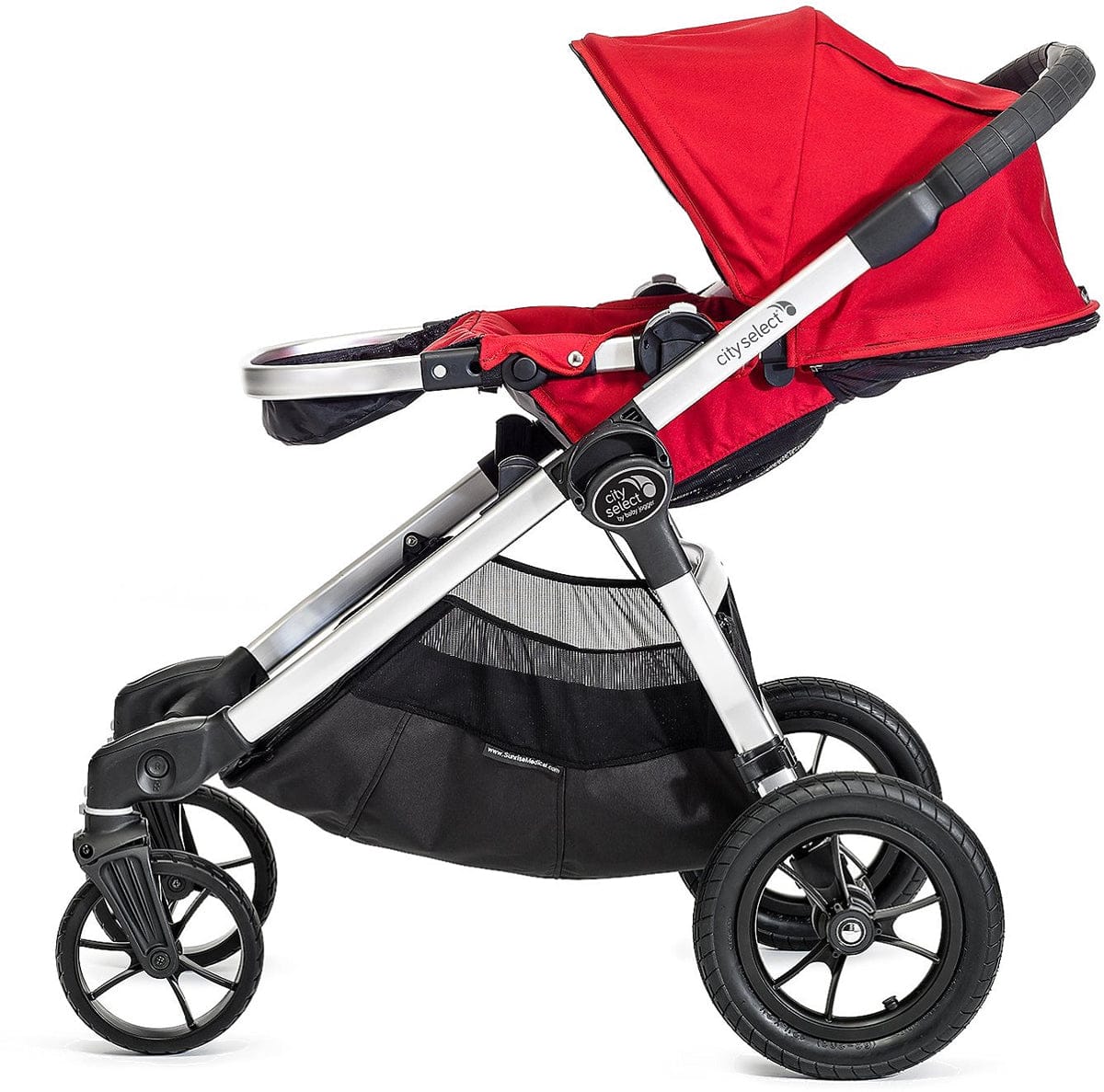 Baby Jogger City Select Single Stroller - Ruby - 1959407