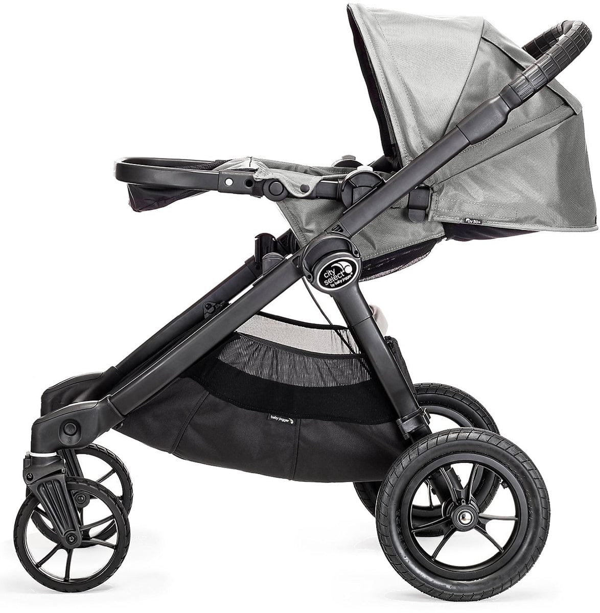 Baby Jogger City Select Single Stroller - Silver- RETURN - 1959504-ob