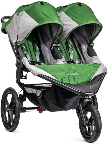 Baby Jogger 2016 Summit X3 Double Jogging Stroller - Green / Gray