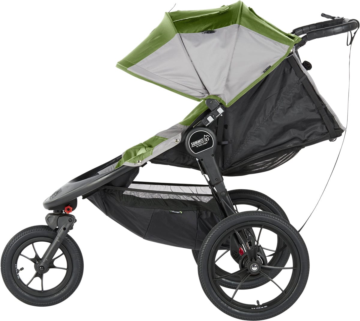 Baby Jogger 2016 Summit X3 Single Jogging Stroller - Green / Gray - 1959591