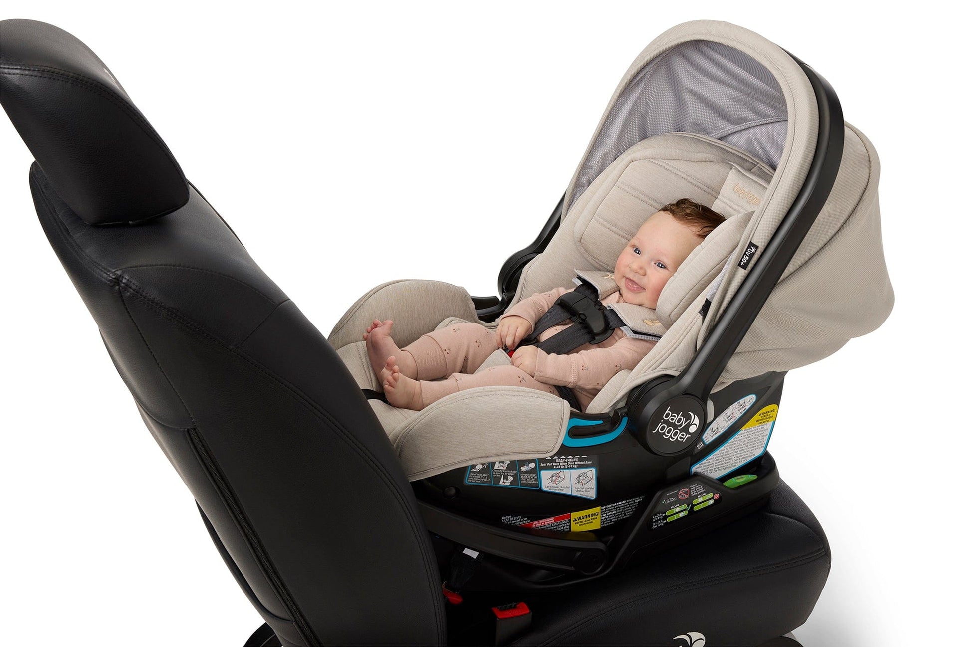 Baby Jogger City GO 2 Infant Car Seat in Frosted Ivory