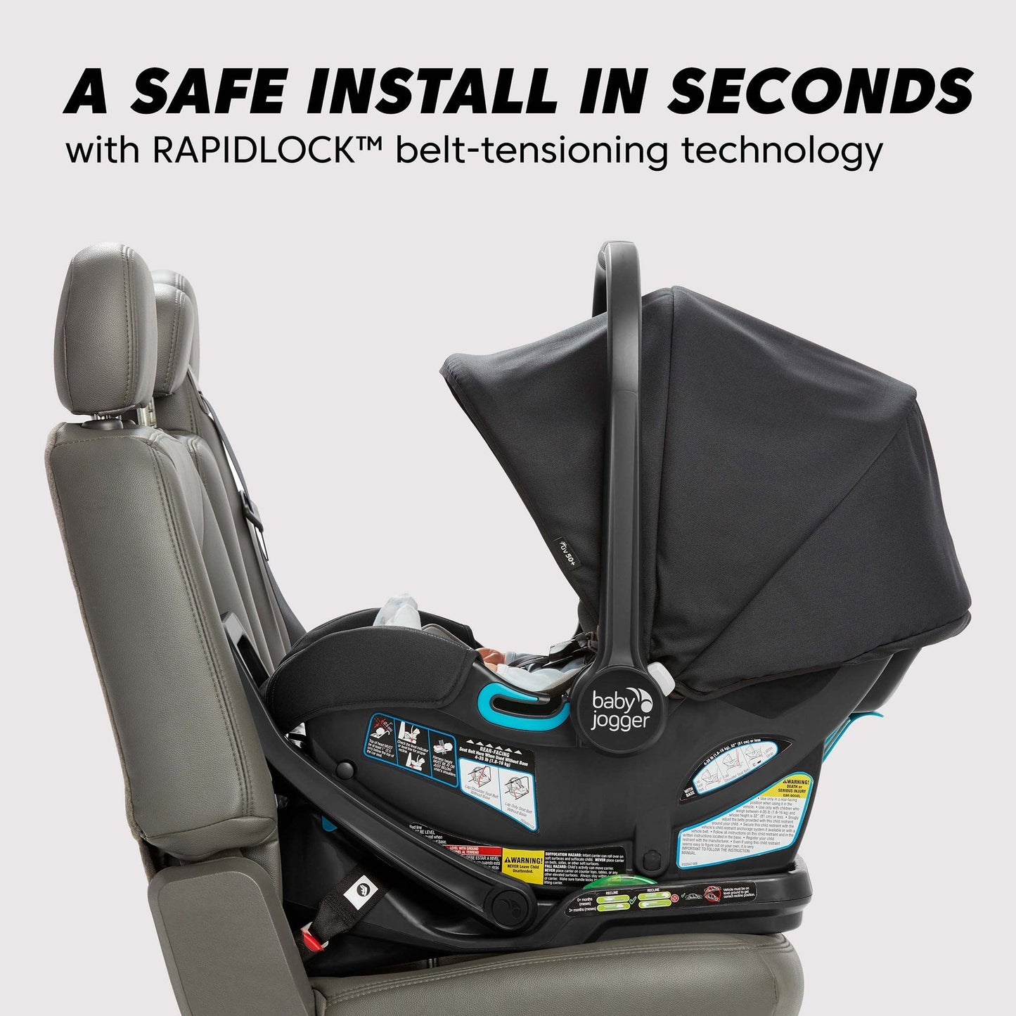 Baby Jogger City GO 2 Infant Car Seat - Harbor Grey - 2148715