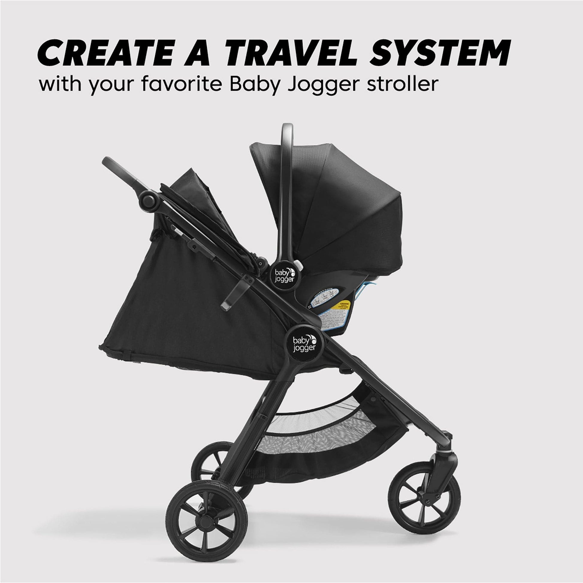 Baby Jogger City GO 2 Infant Car Seat - Lunar Black - 2148714