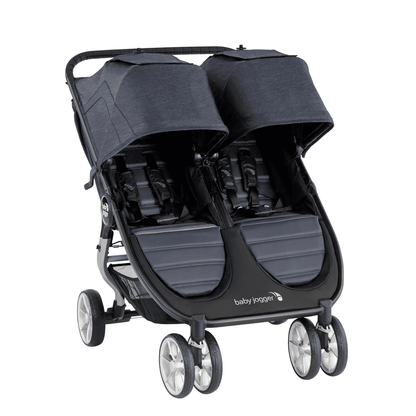 Baby Jogger City Mini 2 Double Stroller + Pram Bundle - Carbon - 2104204-2104379