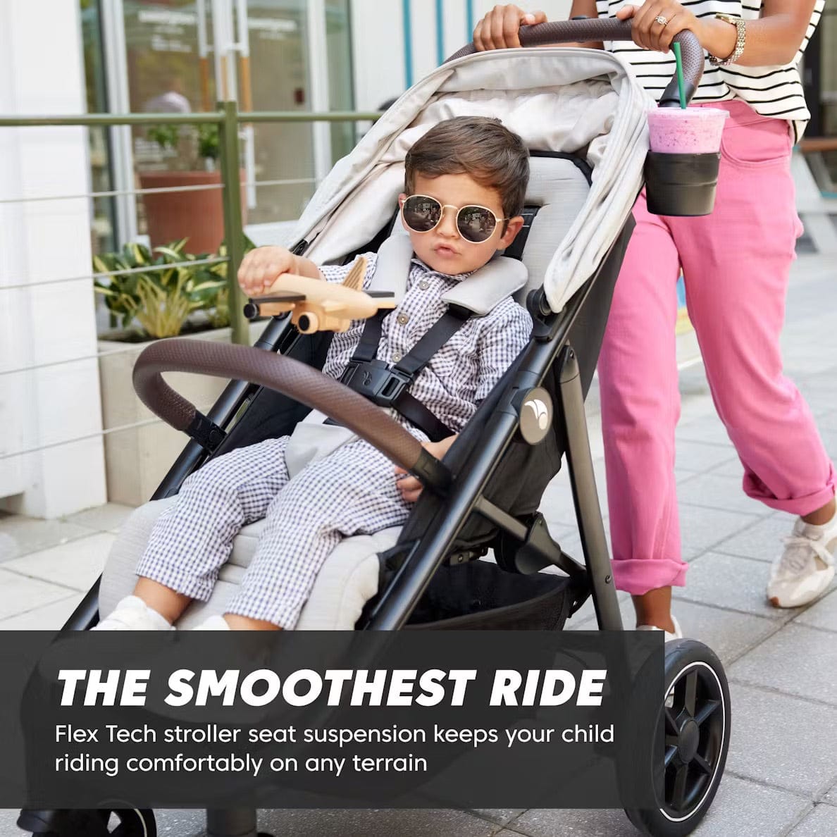 Baby Jogger City Mini Air Lightweight Stroller - Frosted Ivory - 2204595
