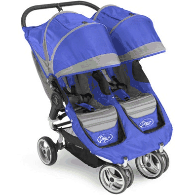 Baby Jogger City Mini Double 2008 Blue Grey - 67172