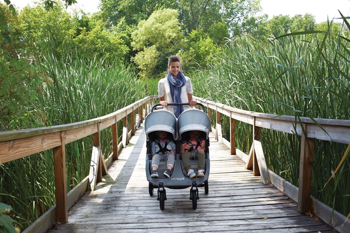 Baby Jogger City Mini GT Double Stroller 2017 - Shadow Black - RETURN