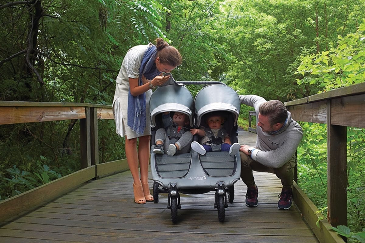 Baby Jogger City Mini GT Double Stroller 2017 - Shadow Black - RETURN