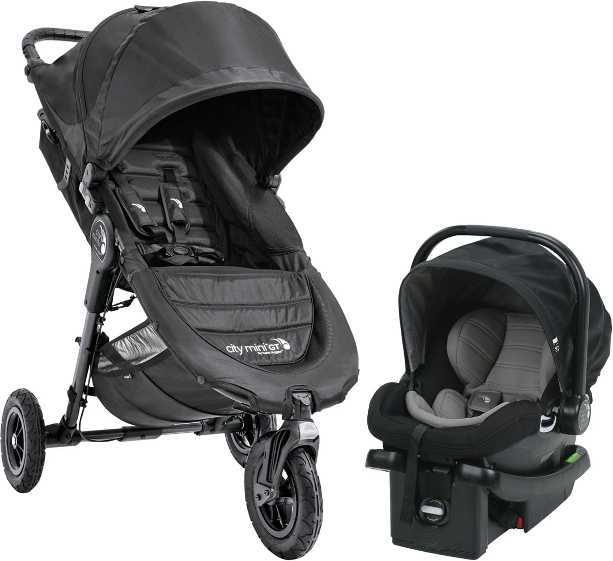 Baby Jogger City Mini GT Travel System - Black