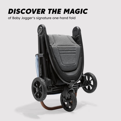 Baby Jogger City Mini GT2 Eco Single Stroller-Parent Console Bundle - Slate Fog - 2203449-2084000