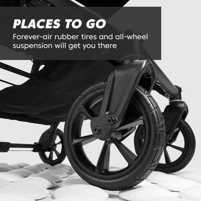 Baby Jogger City Mini GT2 Side by Side Double Stroller, All-Terrain Package - Jet - 2175471