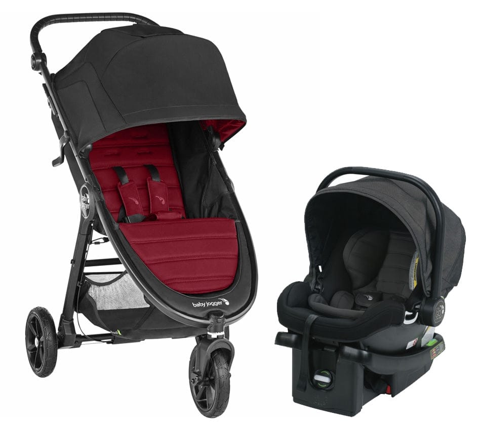 Baby Jogger City Mini GT2 Single Stroller + City Go Infant Car Seat Travel System Bundle - Mystic/Charcoal - 2082991-1969639