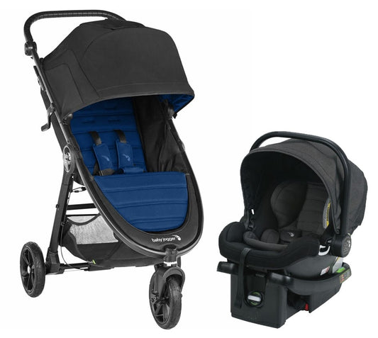 Baby Jogger City Mini GT2 Single Stroller + City Go Infant Car Seat Travel System Bundle - Windsor/Charcoal - 2082769-1969639