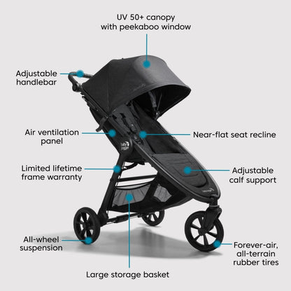 Baby Jogger City Mini GT2 Travel System - Opulent Black - 2154112