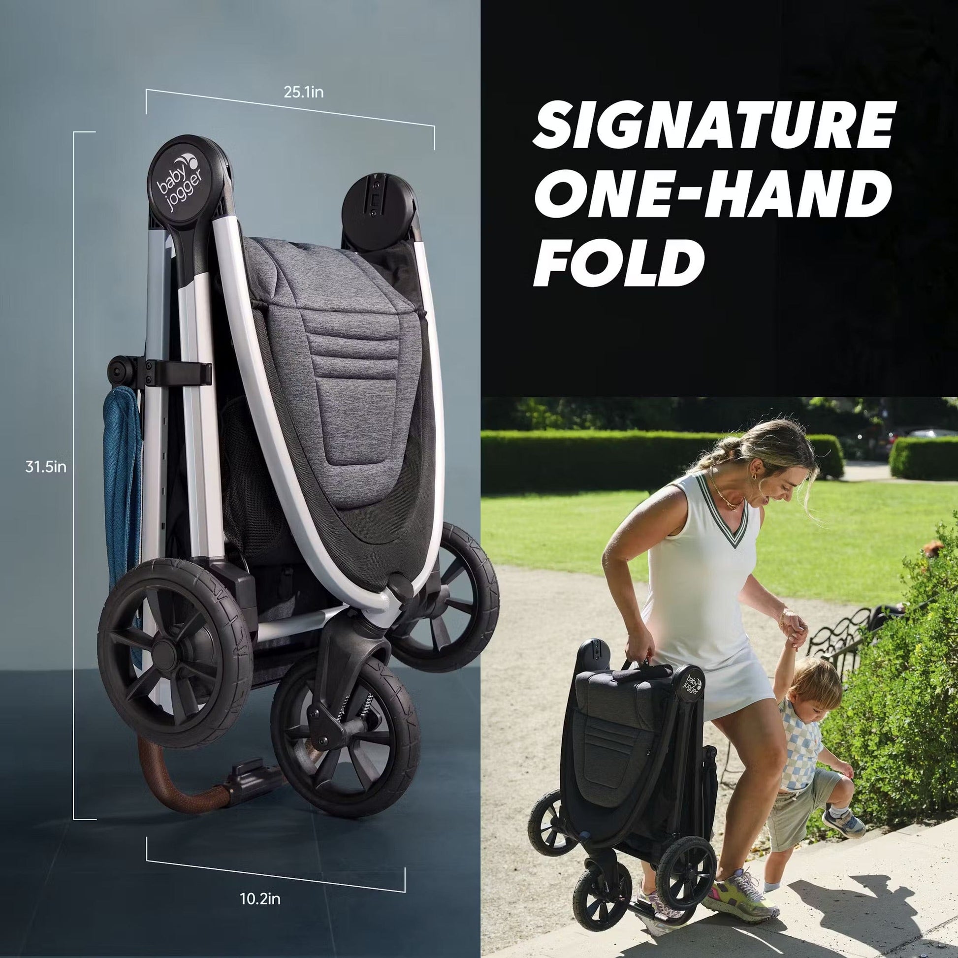 Baby Jogger City Mini GT3 All Terrain Stroller (Rich Black)