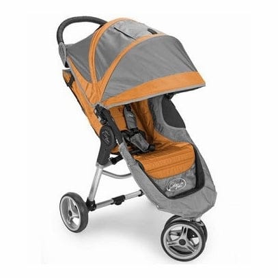Baby Jogger City Mini Single 8" Stroller 2011 Orange/Gray - 81109
