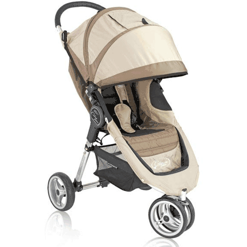 Baby Jogger City Mini Single 8" Stroller - Stone/Black - 87105