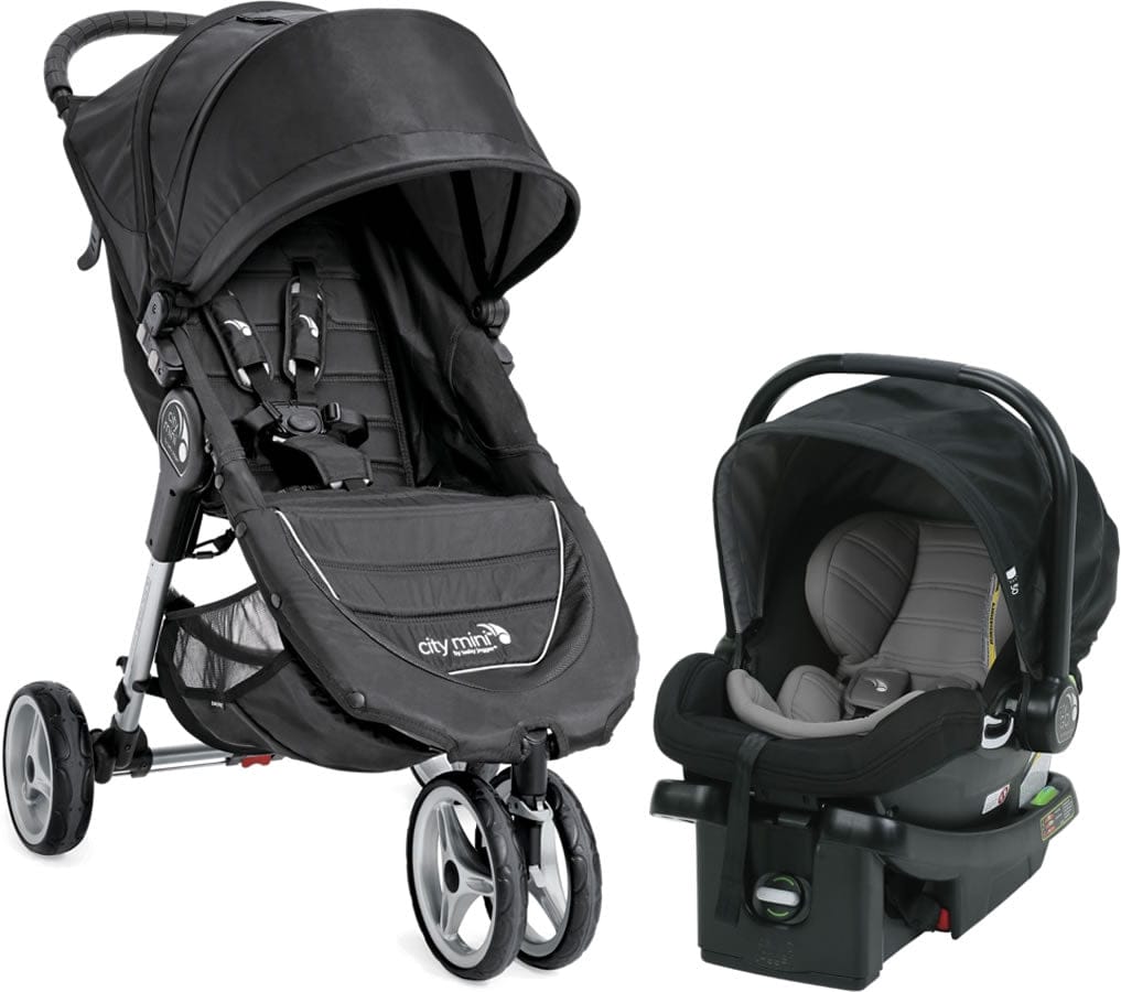 Baby Jogger City Mini Travel System - Black/Gray