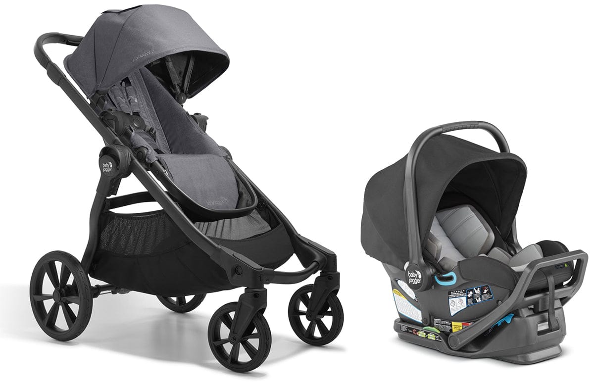 Baby Jogger City Select 2 + City GO Travel System - Radiant Slate - 2151913