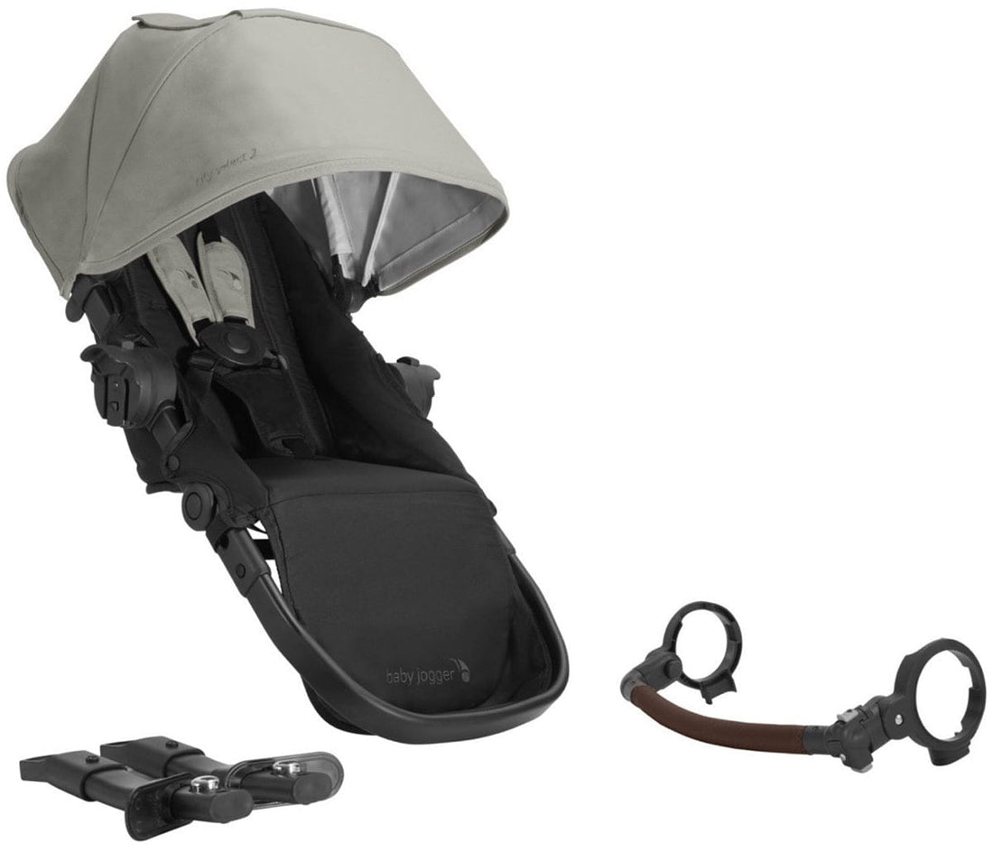 Baby Jogger City Select 2 Second Seat Kit - Eco Collection - Frosted Ivory - 2149905