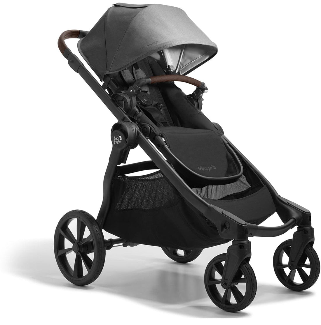 Baby Jogger City Select 2 Single-to-Double Stroller - Eco Collection - Harbor Grey - 2149333