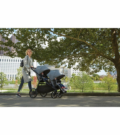 Baby Jogger City Select Lux Double Stroller - Indigo / Granite - 2008401-2011477