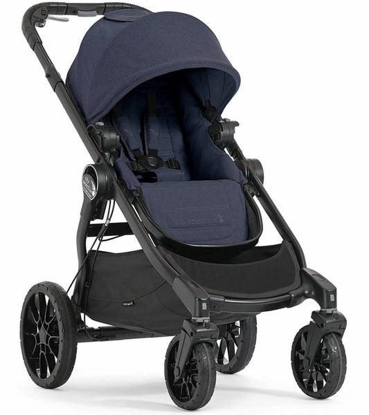 Baby Jogger City Select Lux Double Stroller - Indigo / Granite - 2008401-2011477