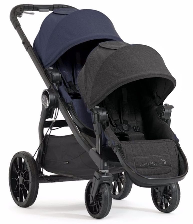Baby Jogger City Select Lux Double Stroller - Indigo / Granite - 2008401-2011477