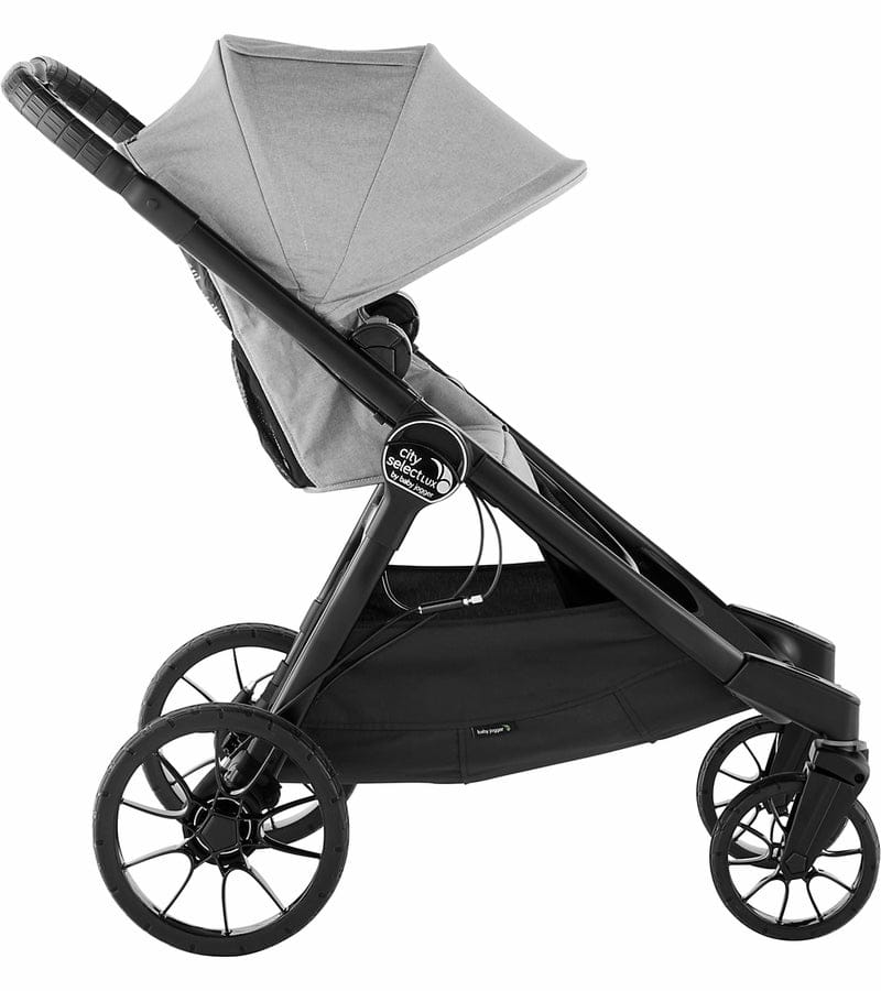 Baby Jogger City Select Lux Double Stroller - Slate / Granite - 2008304-2011477