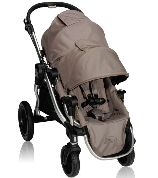 Baby Jogger City Select Single Stroller with Second Seat Kit in Quartz - bj20257-bj01257