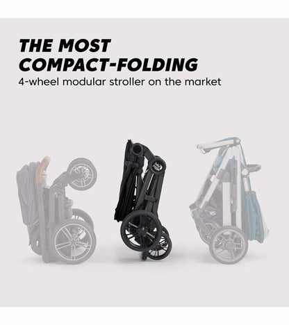 Baby Jogger City Sights + City GO 2 Travel System + Accessory Bundle - Frosted Ivory / Slate - 2170773-2082708