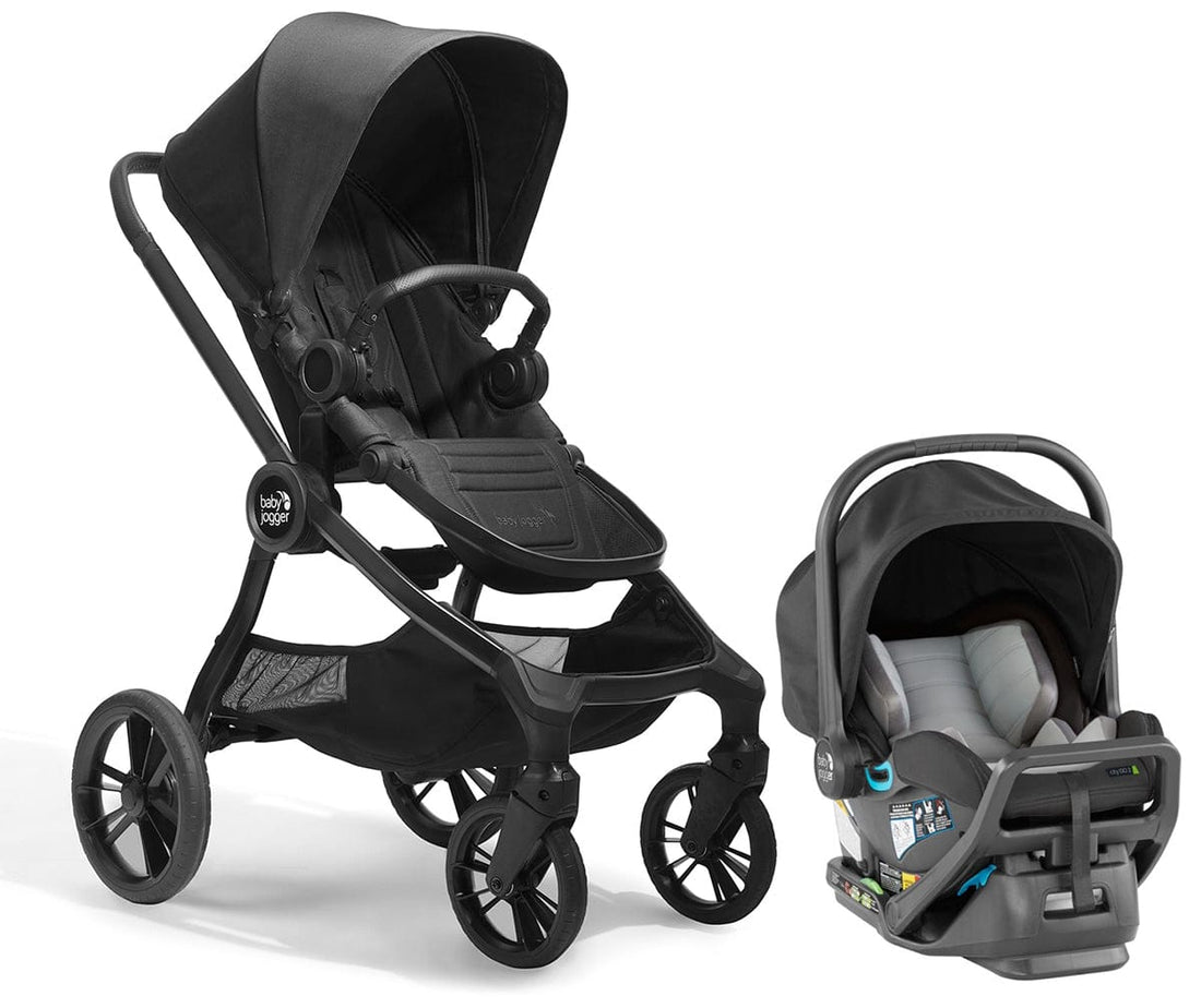 Baby Jogger City Sights + City GO 2 Travel System Bundle - Rich Black / Slate - 2170572-2082708