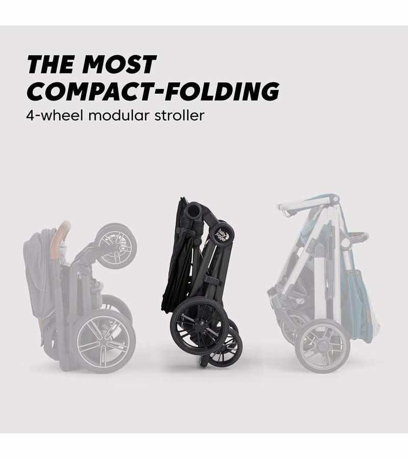 Baby Jogger City Sights Stroller + Pram Bundle - Dark Slate / Rich Black - 2170573-2170771