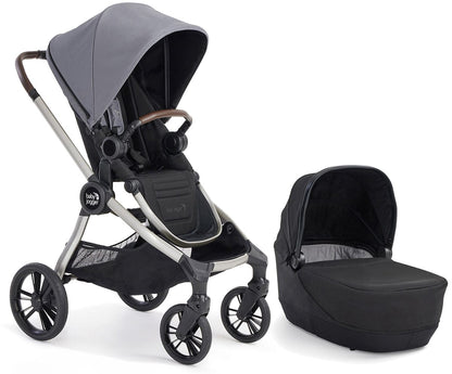 Baby Jogger City Sights Stroller + Pram Bundle - Dark Slate / Rich Black - 2170573-2170771