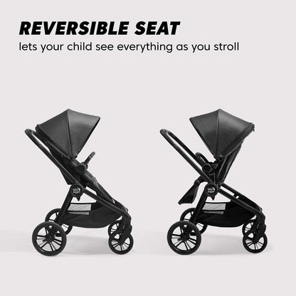 Baby Jogger City Sights Stroller + Pram Bundle - Rich Black - 2170572-2170771