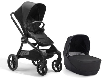 Baby Jogger City Sights Stroller + Pram Bundle - Rich Black - 2170572-2170771