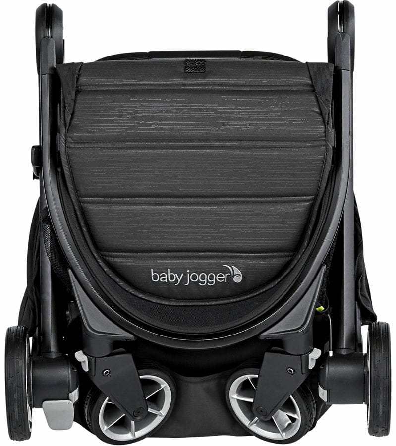 Baby Jogger City Tour 2 Ultra-Compact Travel Stroller + Belly Bar Bundle - Jet - 2081849-2082704