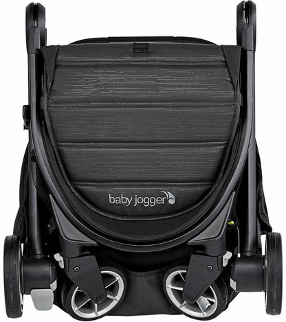 Baby Jogger City Tour 2 Ultra-Compact Travel Stroller + Belly Bar Bundle - Jet - 2081849-2082704