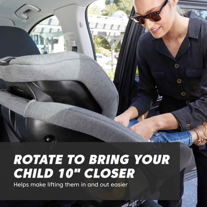 Baby Jogger City Turn Rotating Convertible Car Seat - Onyx Black - 2223224